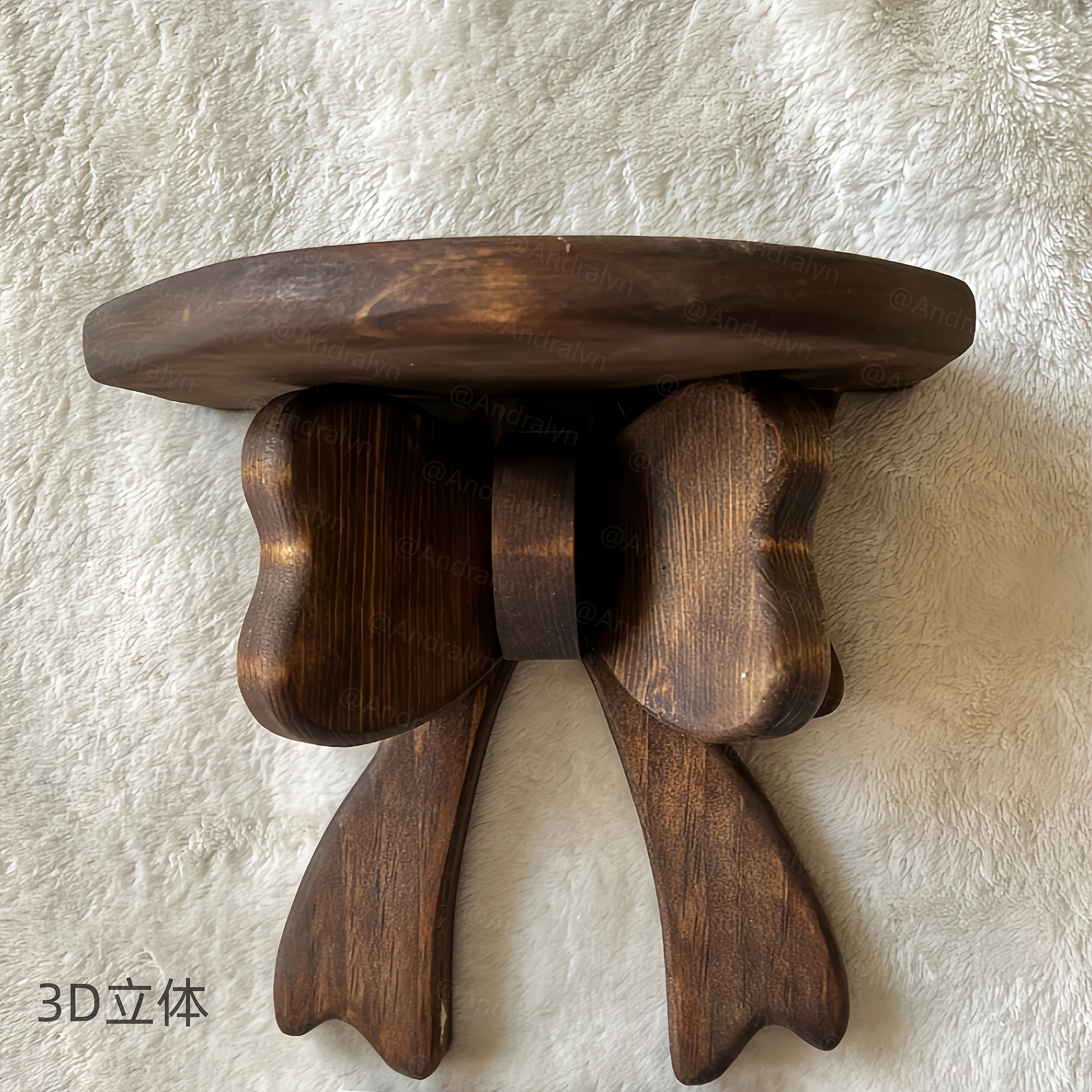 Vintage -shaped Wall Rack - Living Room Decor Storage Shelf, Single-piece 3d Design