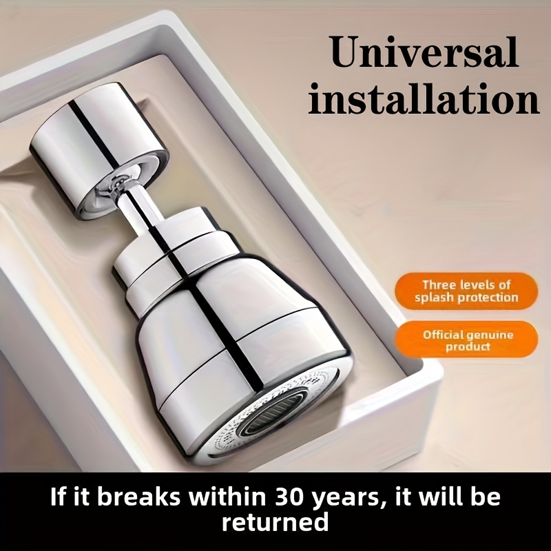 Kitchen Sink Faucet Extender - , 720° Rotating Spray Head, Universal Fit, , Multi-