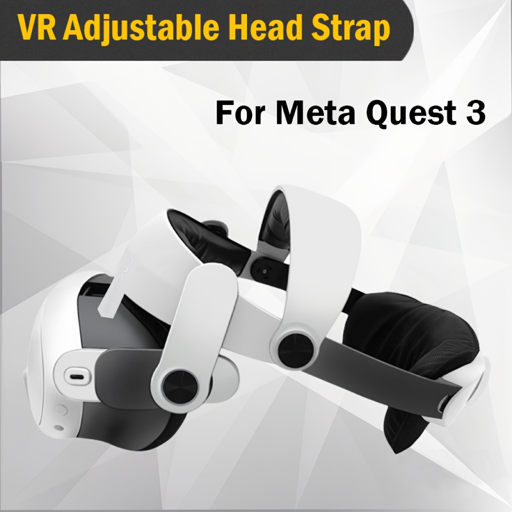 Correa Cabeza Oculus Quest 2 3 en 1 Diadema Ajustable - Temu