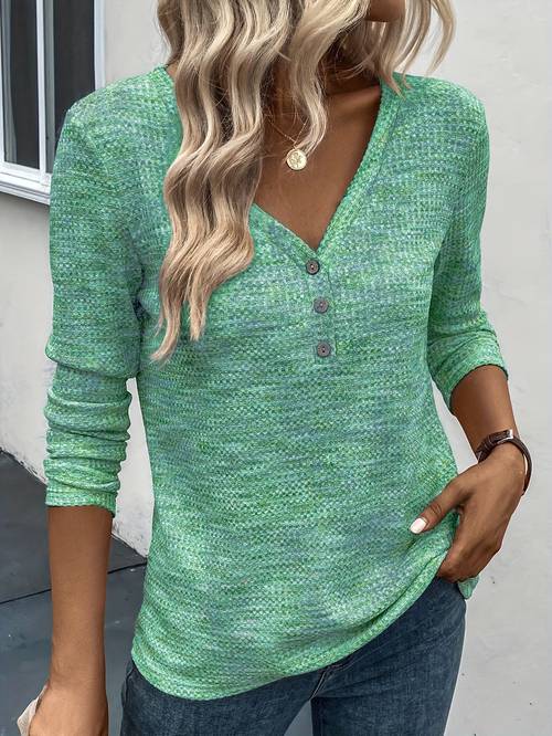 elegant casual button womens t shirt