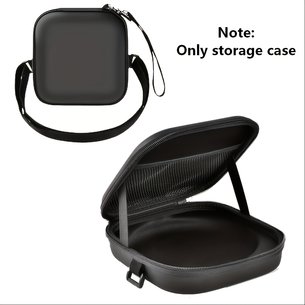 TEMU Portable Cd Player Case For Personal Disc Player, Travel Carrying Storage Holder For Earphone And Usb Cable Additions