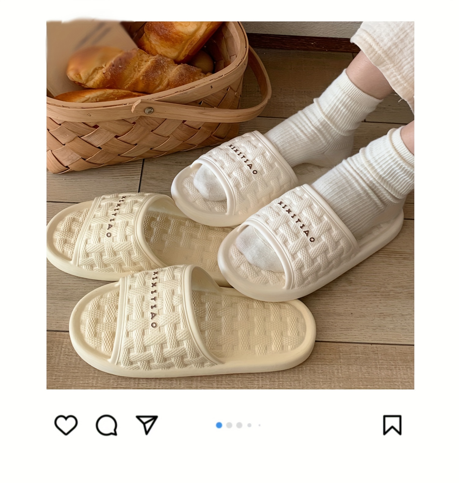 xixitiao casual comfortable solid color open toe slippers - Temu