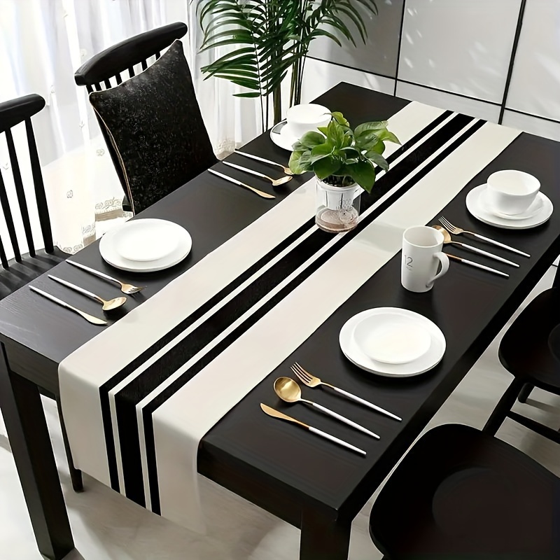 

Striped Linen Table - For , Restaurant, And Decor