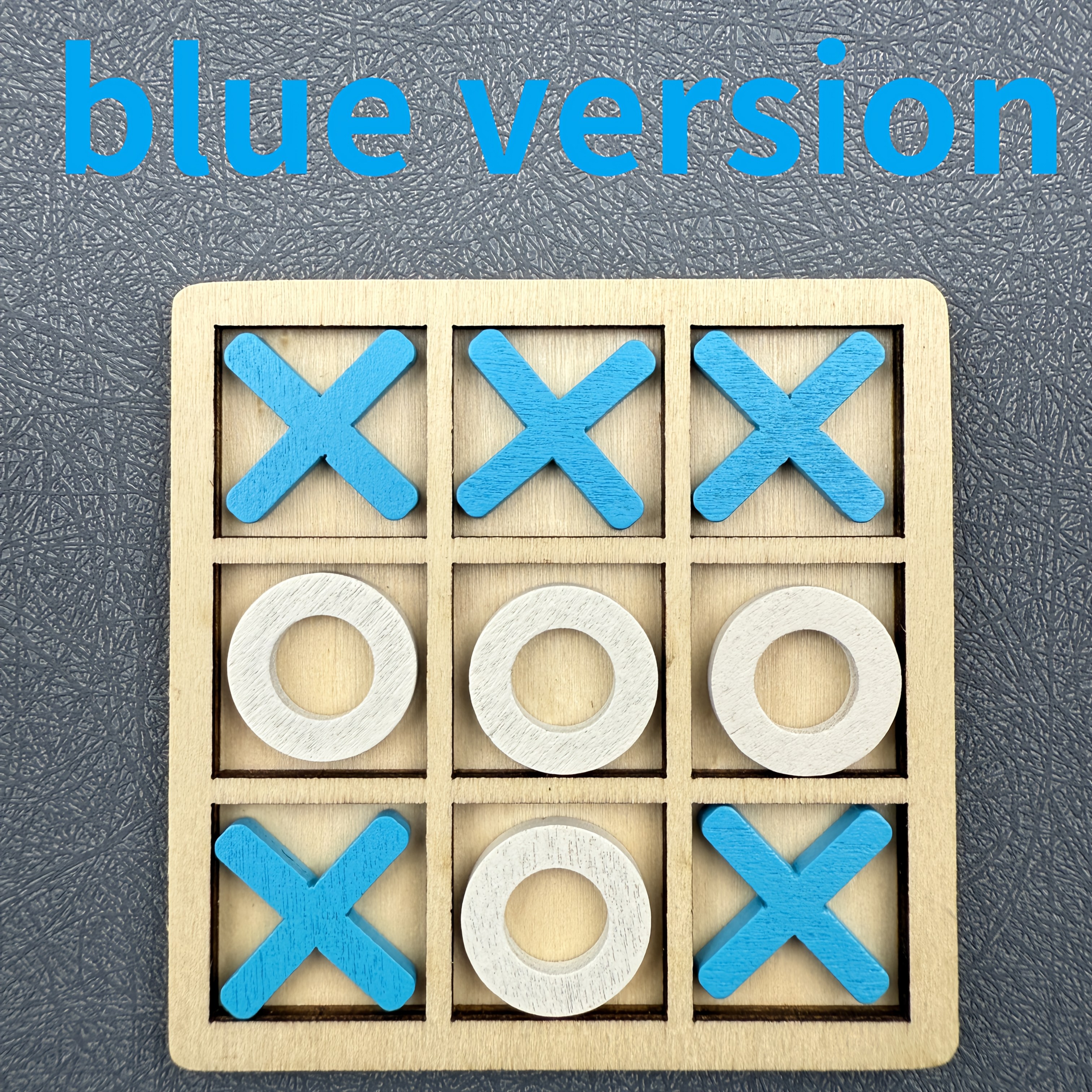 a wooden two player desktop interactive xo tic tac toe   game for   training     and concentration development a family gathering and party tabletop board game suitable for christmas easter and halloween a perfect
