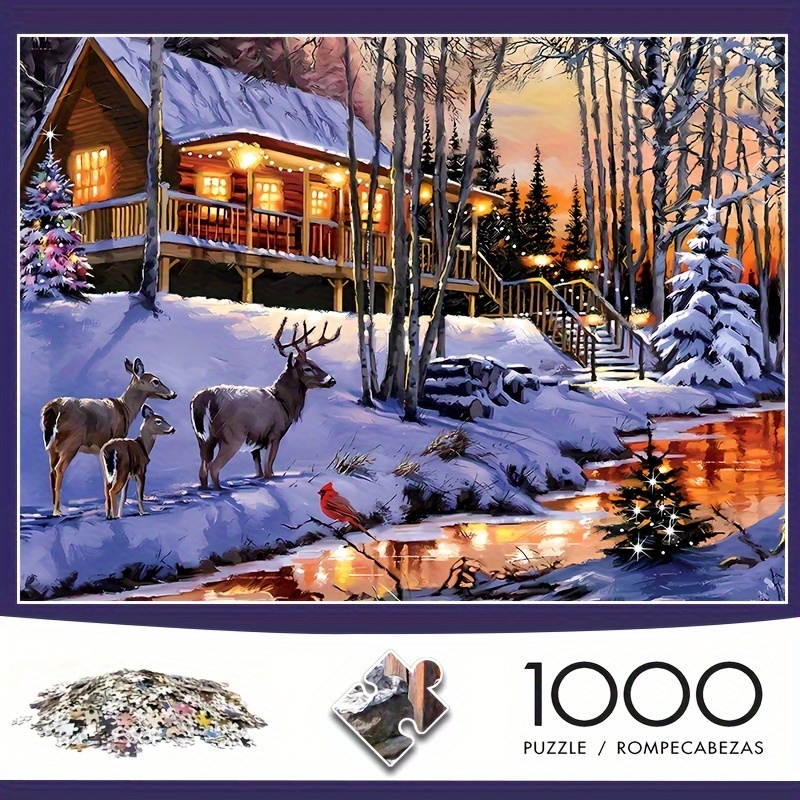 

1000pcs And Wildlife – Large 50cm X 70cm Paper Puzzle For Adults, Diy Mosaic Creation, Educational And Game For Home And Office Decoration, Ideal For Day, New Year, Easter Gifts