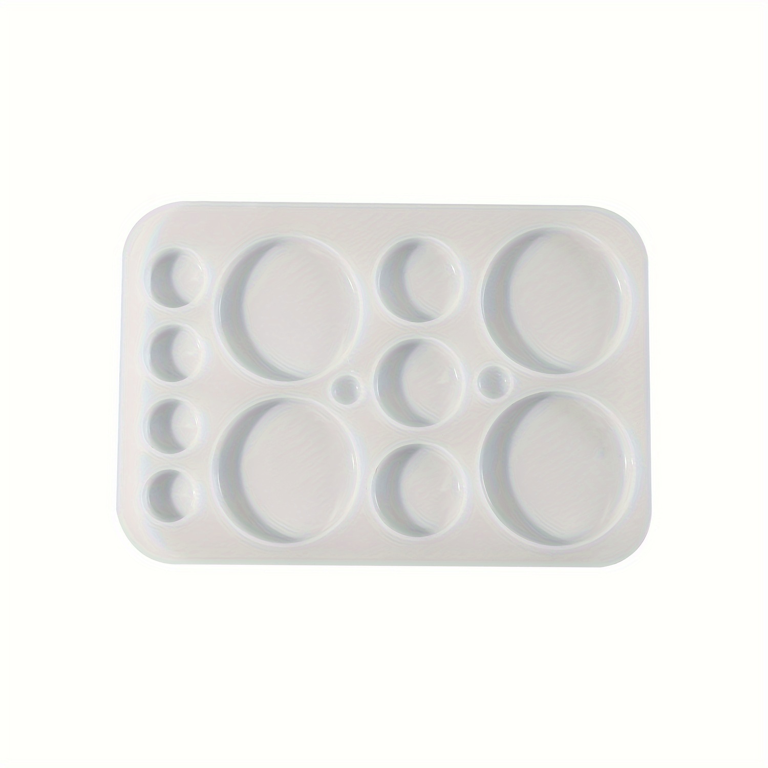 Diy Round Patch Resin Mold Cicular Pendant Silicone Mould Cup Coaster Molds For 3d Jewelry Supplies Wind Chime Epoxy Resin Crafts Making