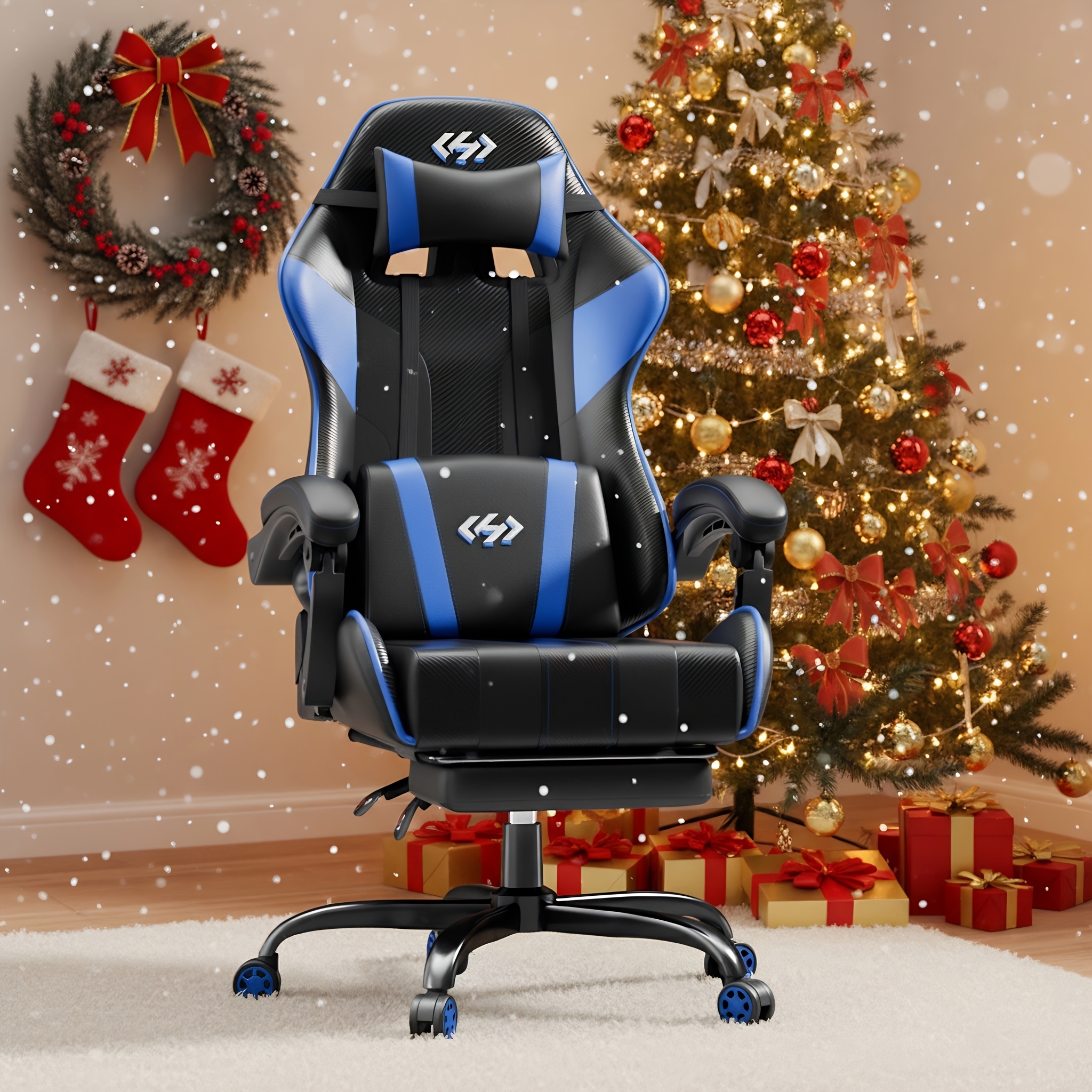 Ergonomische gamingstoel met ultrazachte vering