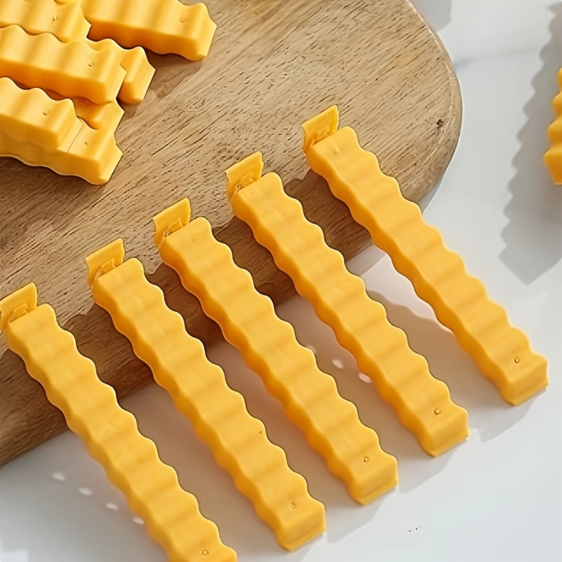 chip clips 10 cute chip shaped bag clips for sealing open food packages funny grocery bag clips cute kitchen accessory Product details 2
