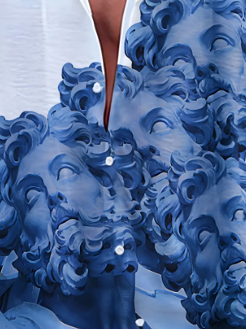 mens 3d pattern for summer and details 3