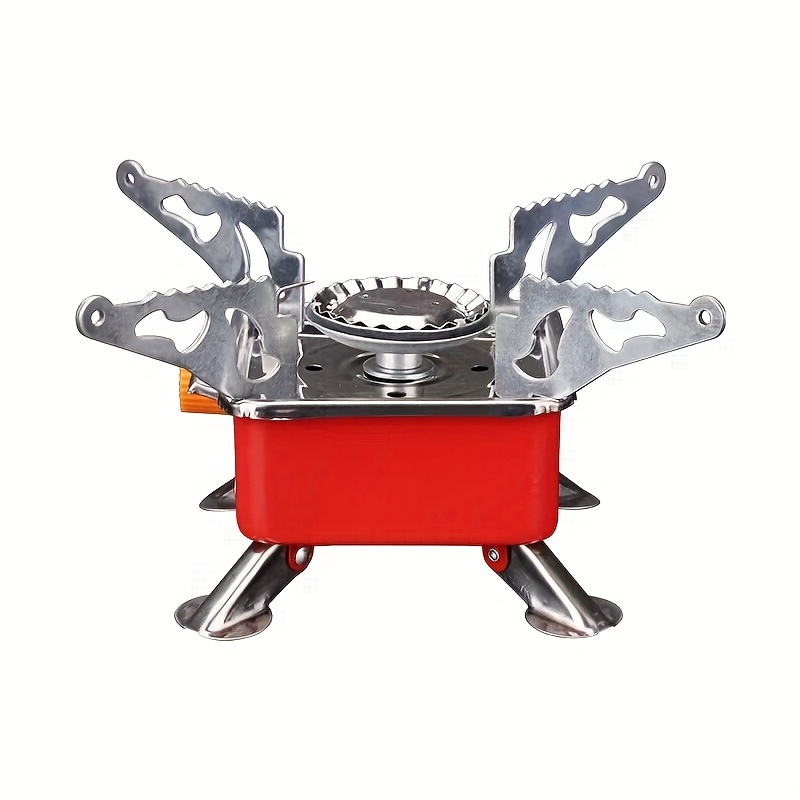 windproof camp stove camping gas stove portable collapsible stove burner for outdoor backpacking hiking and picnic   portable foldable high   gas stove details 1