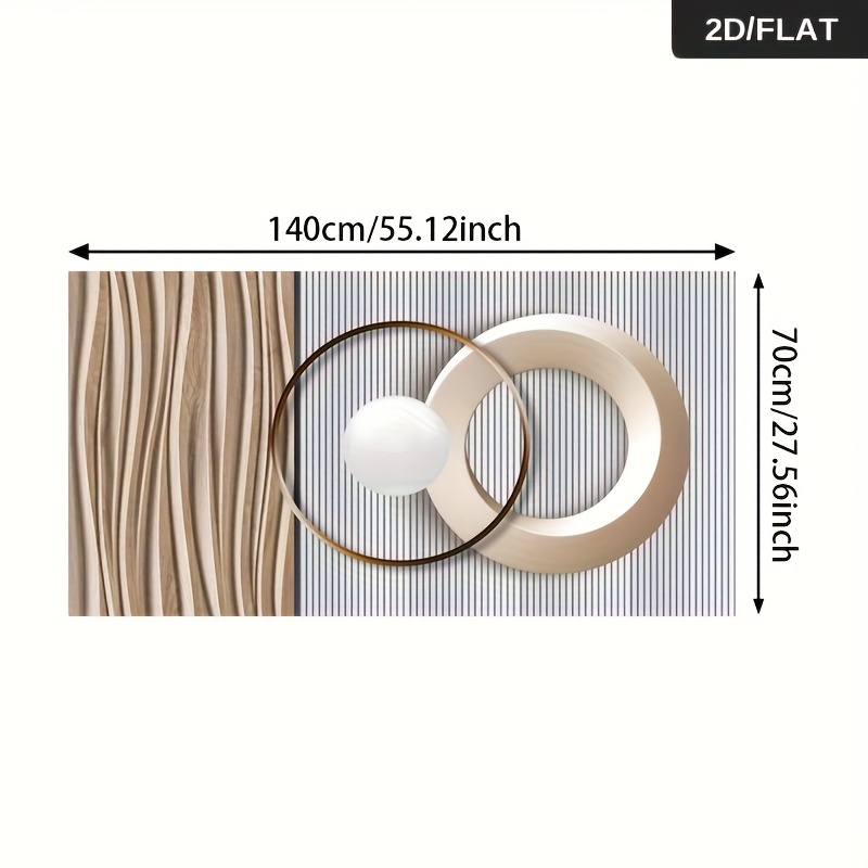 TEMU 1 Pieza 27.56*55.12 Pulgadas/70cm*140cm Abstracto Minimalista Moderno Sin , Decorativo para Sala y Dormitorio, Póster de Contemporáneo sin