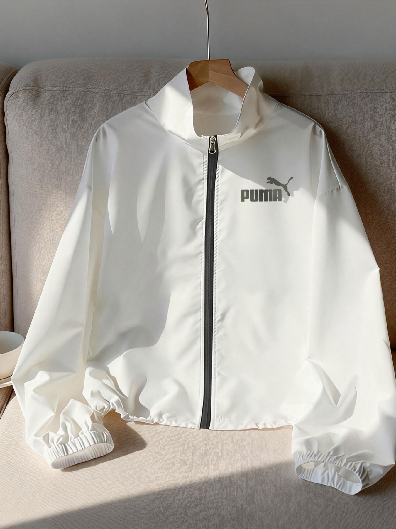 chest print 1pc womens elegant and beautiful sporty   pattern print design casual stand collar zipper long sleeve quick drying   jacket windproof and warm multiple colors  