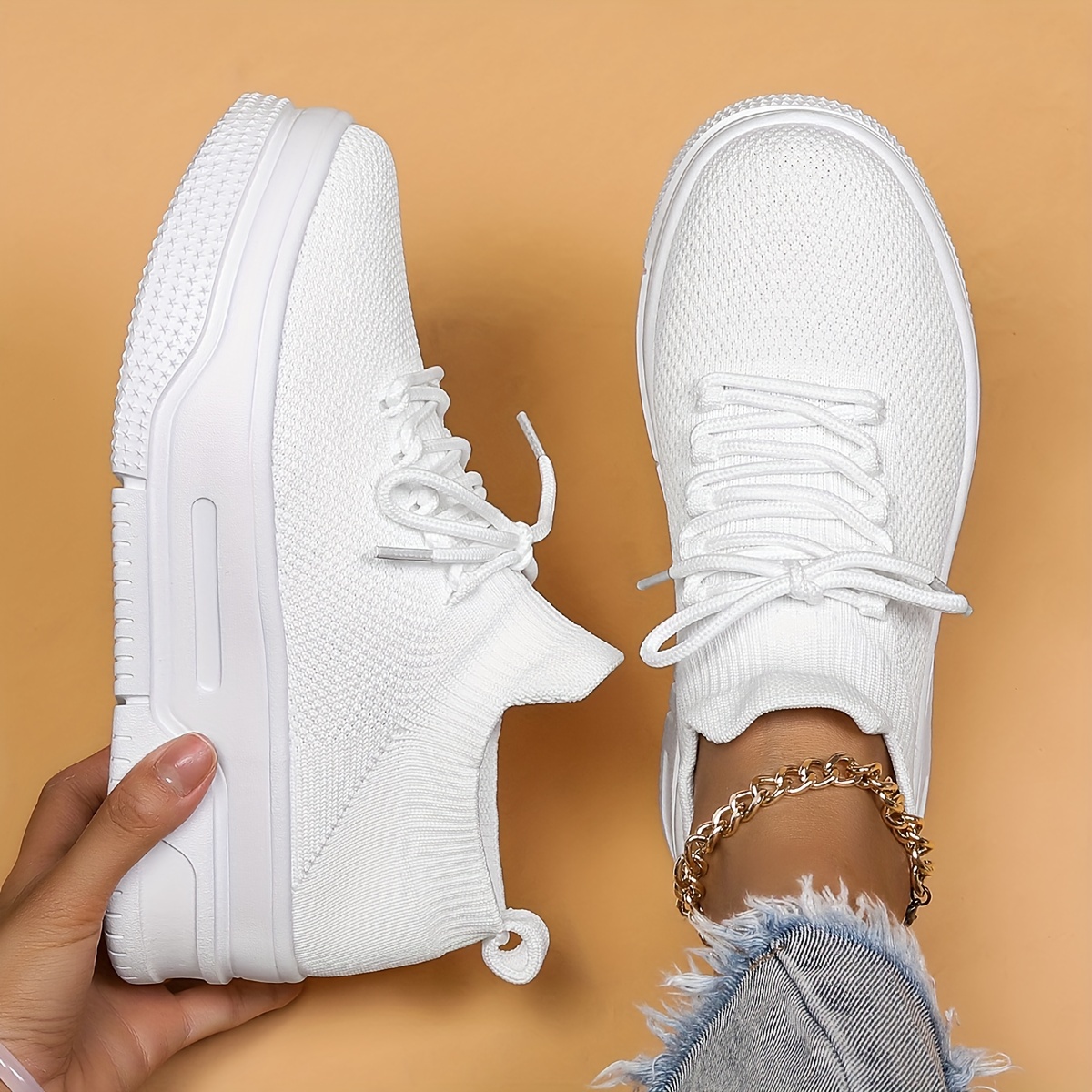 sapatilhas de plataforma de cor para mulheres sapatos Temu Brazil