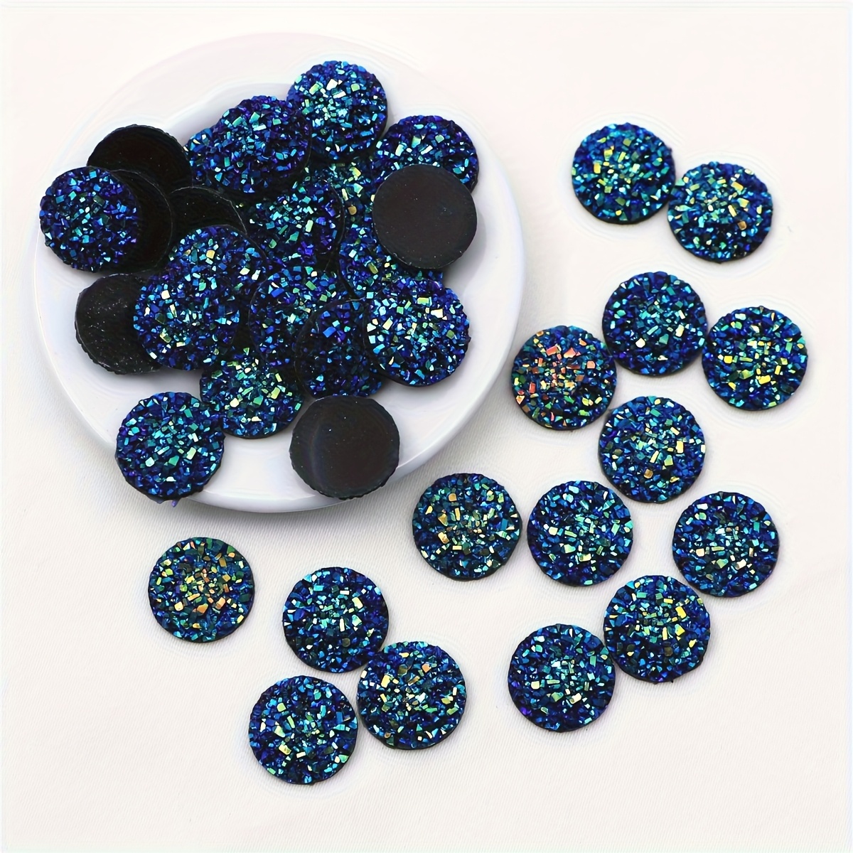 100pcs Resin Rhinestone Crystal Clusters for Handmade Jewelry