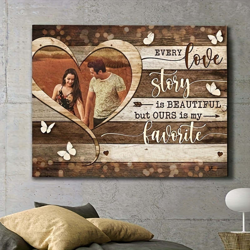 

Personalized Wooden : Add A Couple's To Anniversaries, Weddings, Or 's Day - Customizable