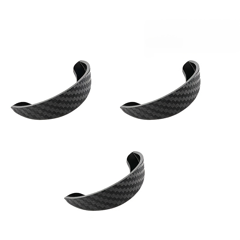 TEMU 1 Set Carbon Fiber Texture Car Rearview Backup Camera Rain Guard, Waterproof Drip-proof Protective Cover, Universal Rear View Camera Protector,