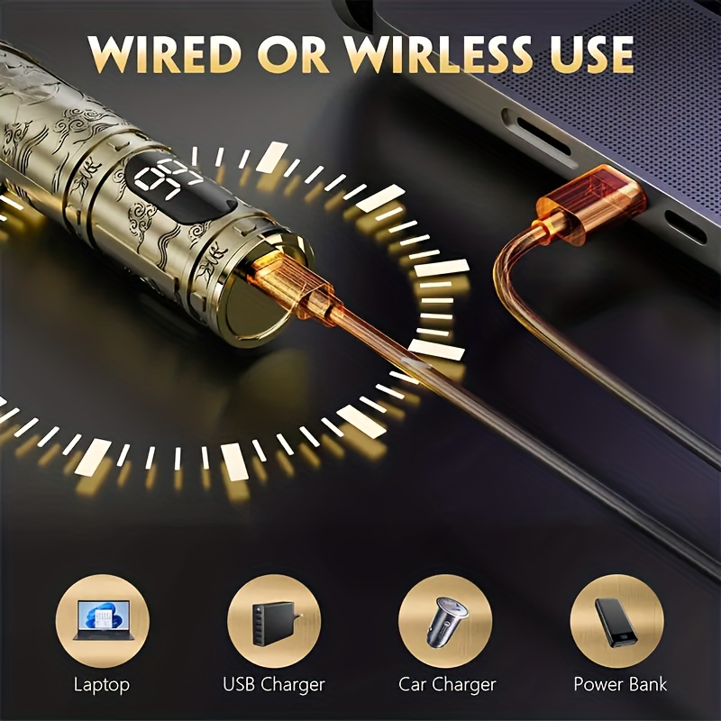 Professioneel draadloos elektrisch scheerapparaat voor heren