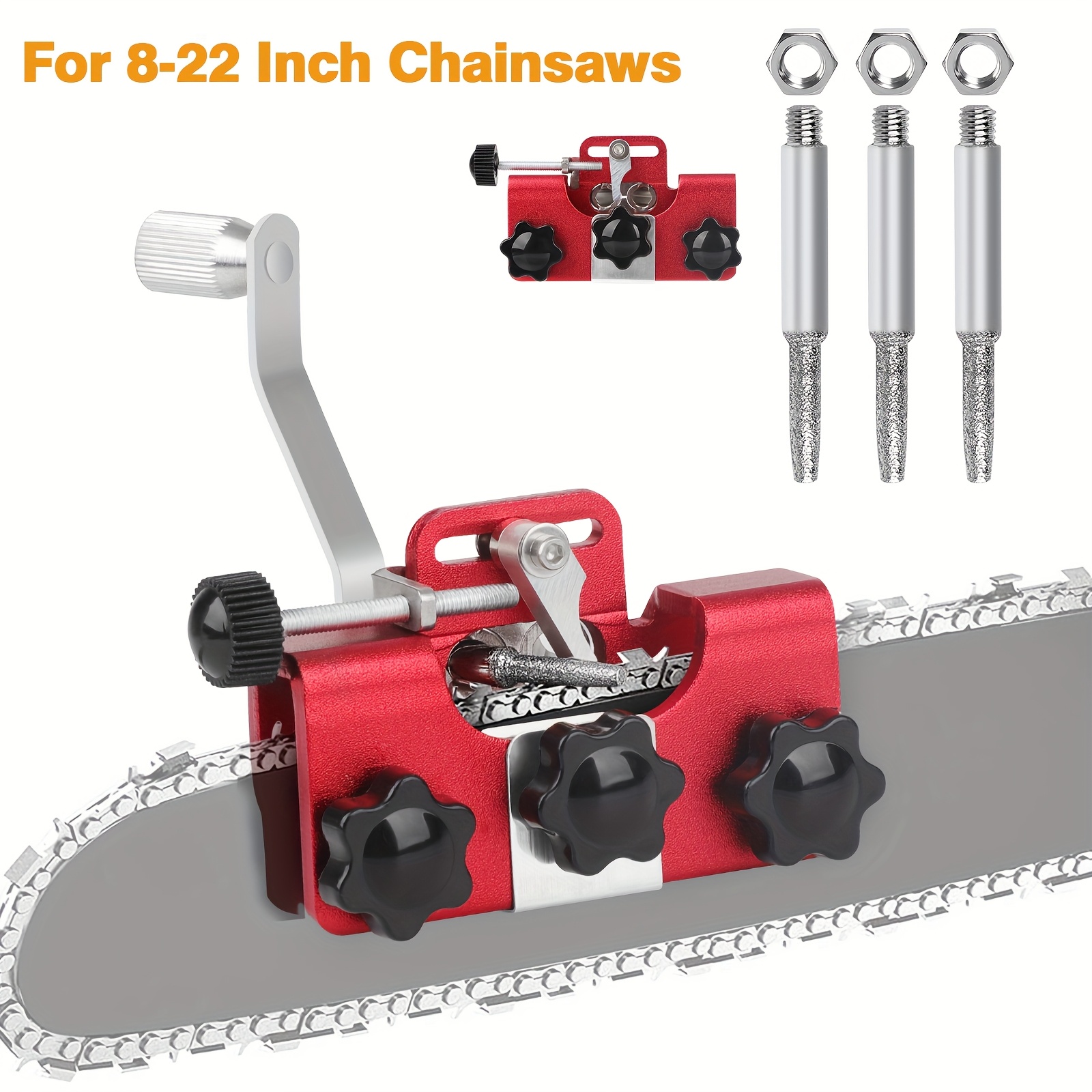 Electric Chainsaw Sharpener Briegous Chainsaw Sharpening Jig With 5 ...