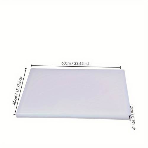 23 inch rectangular plastic cutting board pe cutting board kitchen multi functional cutting board double sided knife board face board fruit cutting board commercial