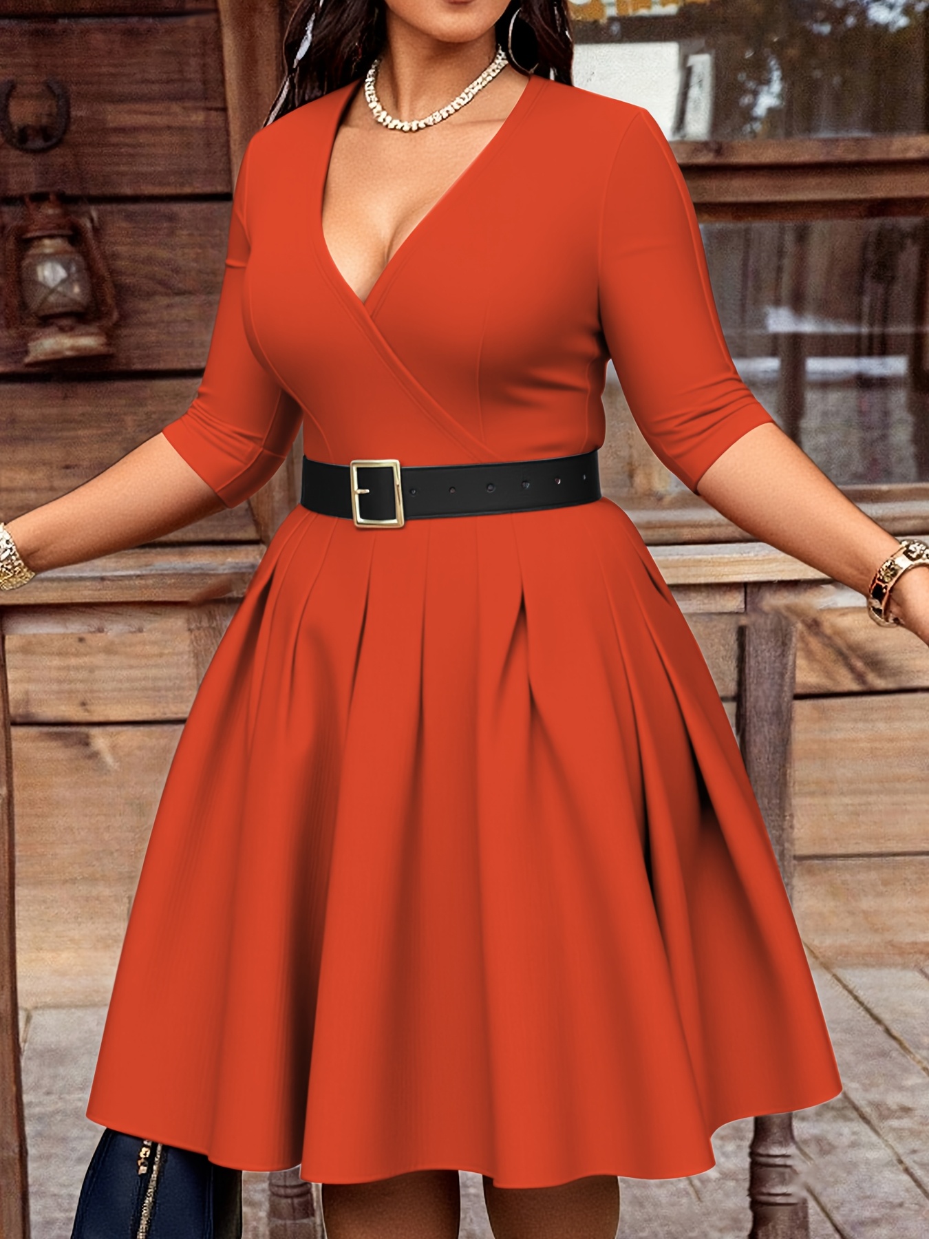 plus size denim shirt dress Blue Plus Size Denim Maxi Dress Round Neck