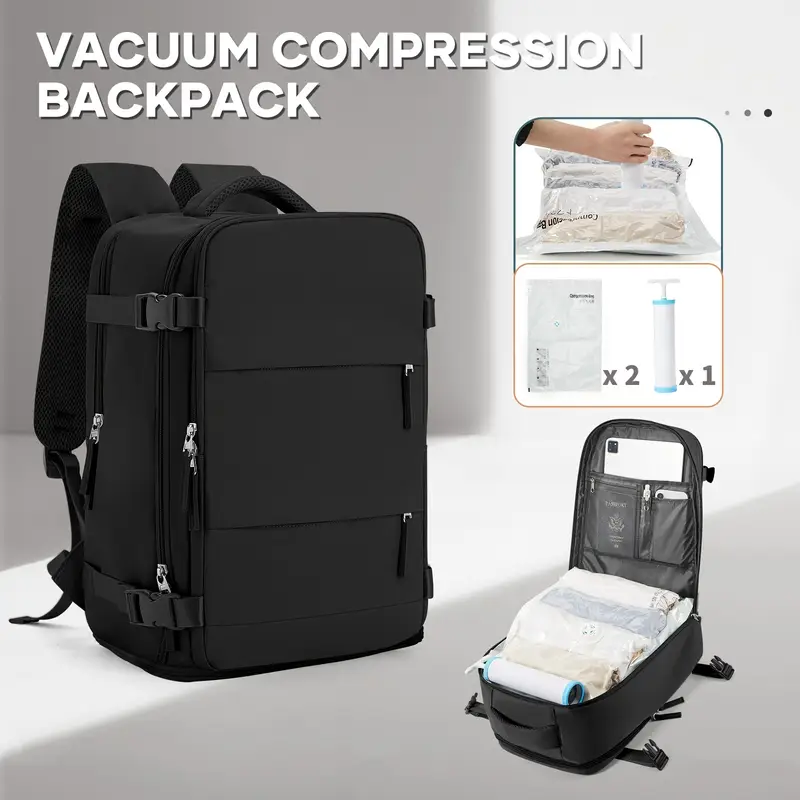 Lot de 12 sacs sous vide pour voyage avec pompe USB et de type C, sacs d'emballage de compression pour bagages et valises, économiseur d'espace pour vêtements et vêtements (gris Lot de 12 sacs sous vide pour voyage avec pompe USB et de type C, sacs d'emballage de compression pour bagages et valises, économiseur d'espace pour vêtements et vêtements (gris