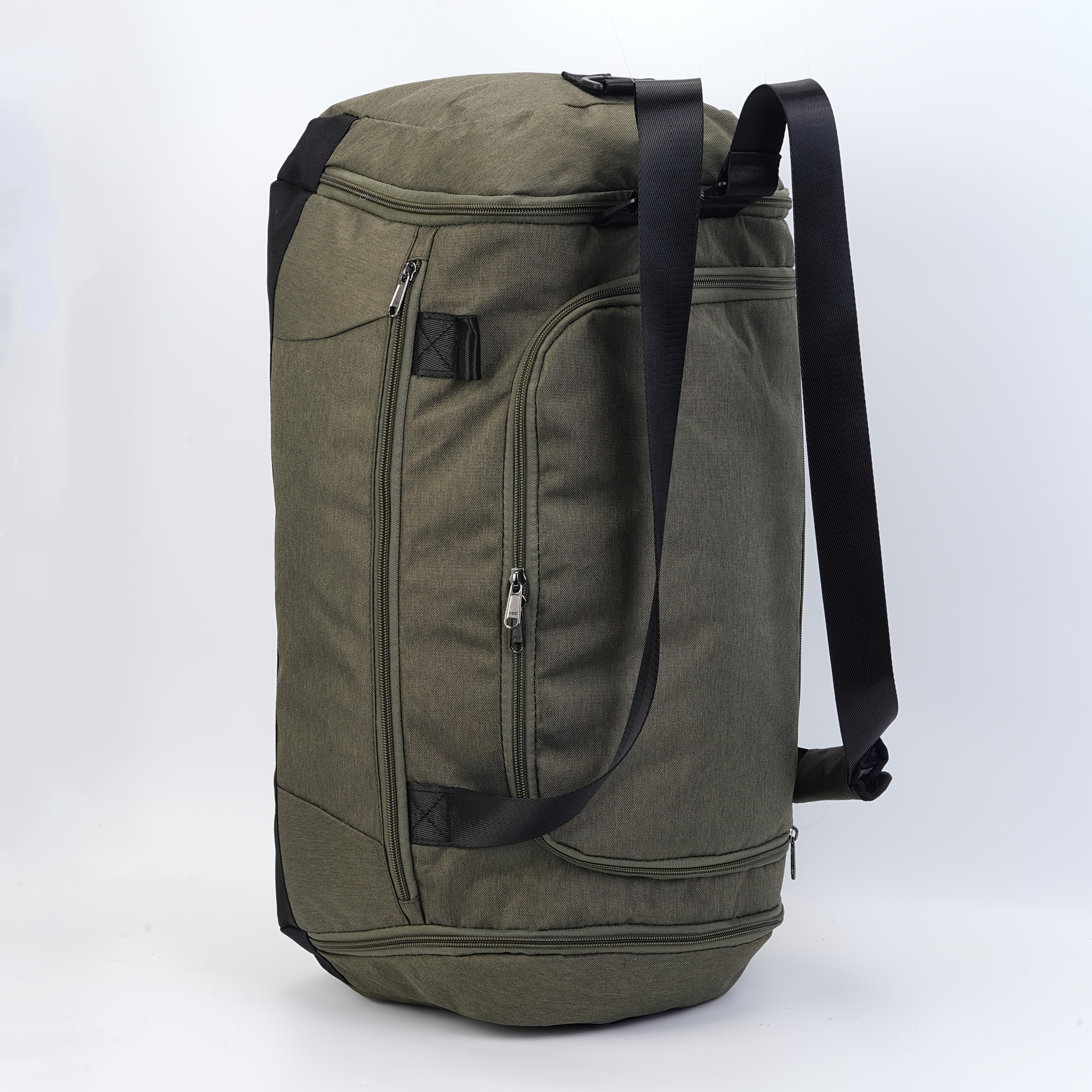 Image of Gym Duffle Bag Mens Backpack Convertible 43l Large Capacity Workout Bag Sport Gym Bag Durable Multi-pocket Workout Travel Duffel Backpack