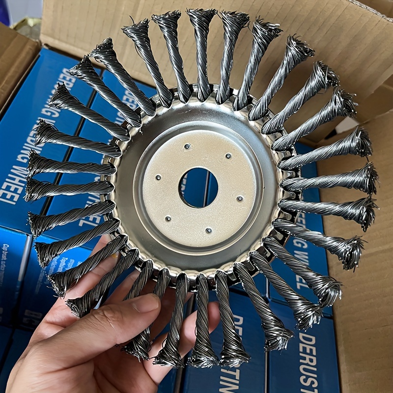 Tête De Coupe-herbe En Nylon 8 Pouces - Brosse Ronde Pour Débroussailleuse, Professionnelle Pour Gazon Et Mauvaises Herbes - 10