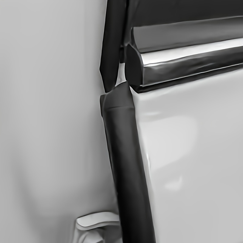 TEMU Suitable For Car Door Edge Sealing Strip, Black Rubber Waterproof And Soundproof Strip, Door Filling Rubber Strip