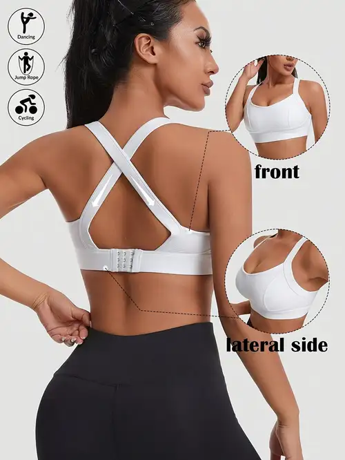 Reggiseni Senza Ferretto 2 Reggiseni Sportivi In Microfibra - Bralette Senza Ferretto E Senza Cuciture Reggiseno Sportivo Donna - Foto 9