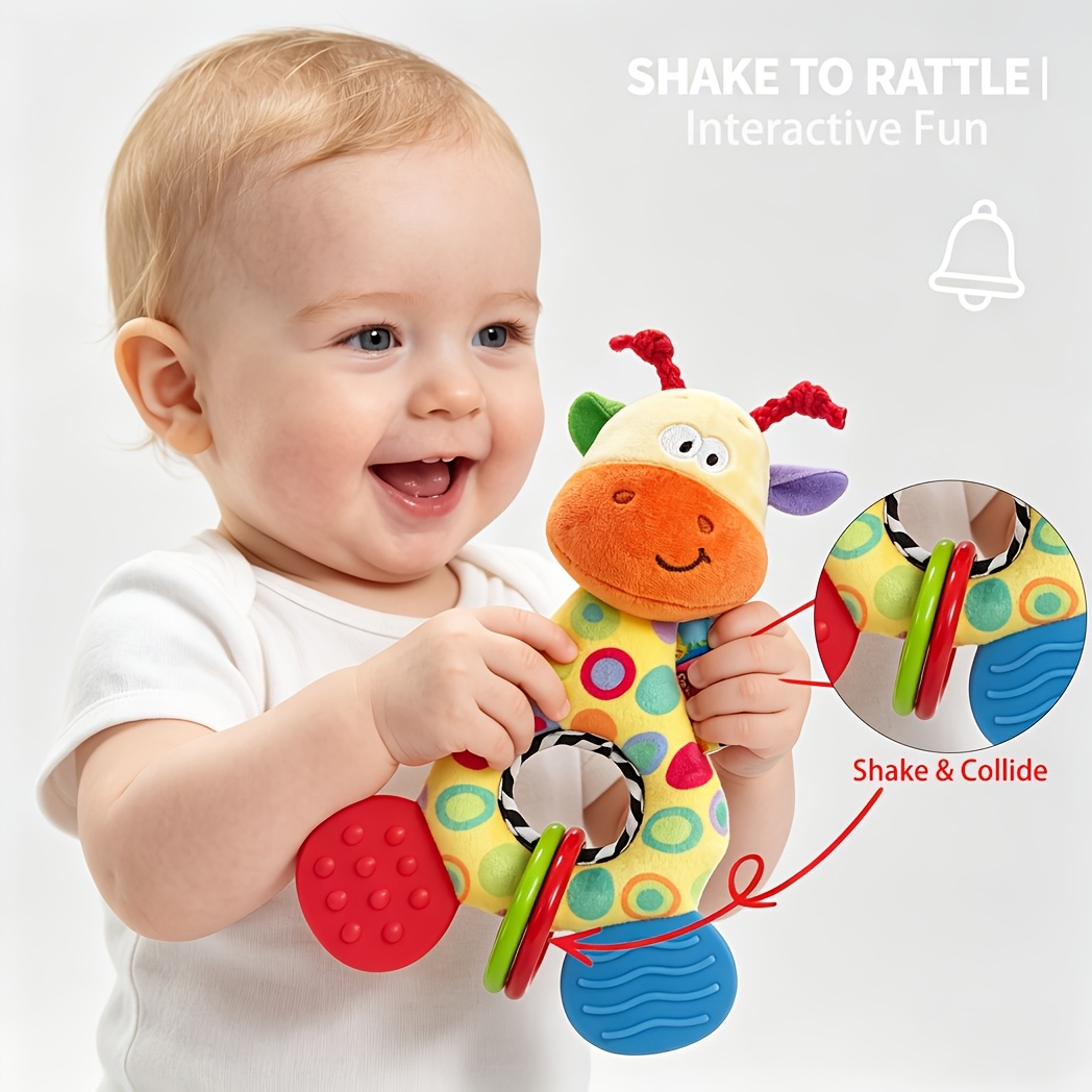 Children's Handheld Rattle Wind Chime Baby Grab Training Toy