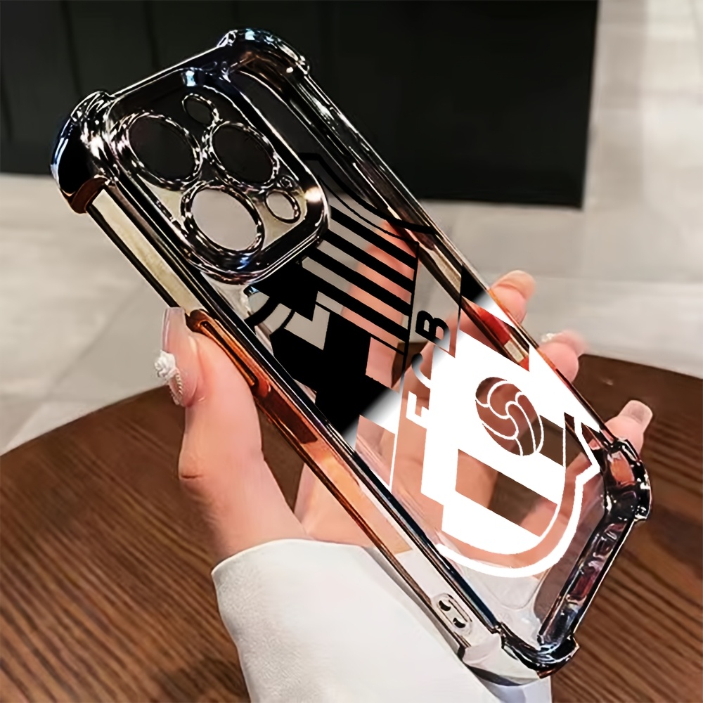 TEMU para Teléfono - de Teléfono de Moda Diseñada por B-Barcelona Adecuada para iPhone 17 17E 16E 16 15 14 13 12 11 Mini Pro Max XR XSMAX 8 7 Plus