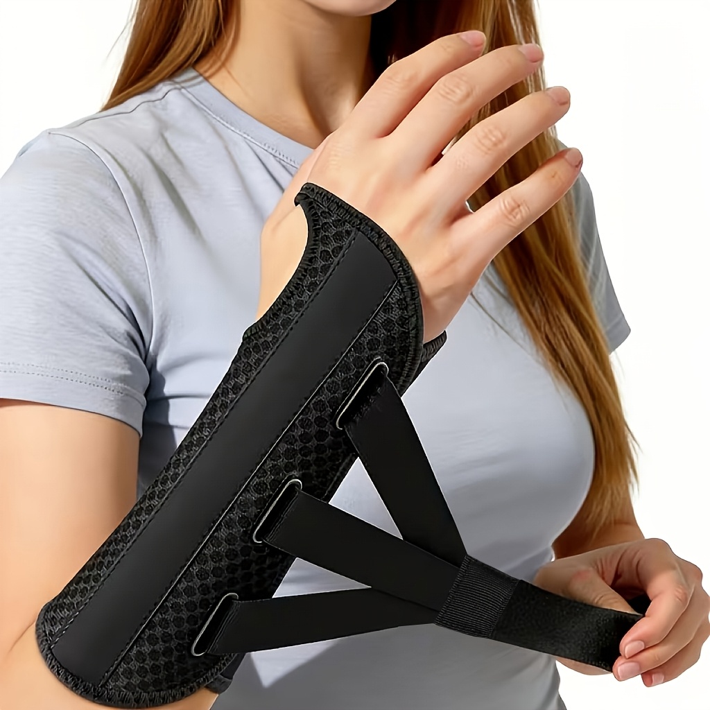 E-shop Handgelenkstütze, leichtes atmungsaktives Handgelenkstützband mit verstellbaren Riemen, Unisex-Handgelenkbandage – ergonomisch gestaltet,
