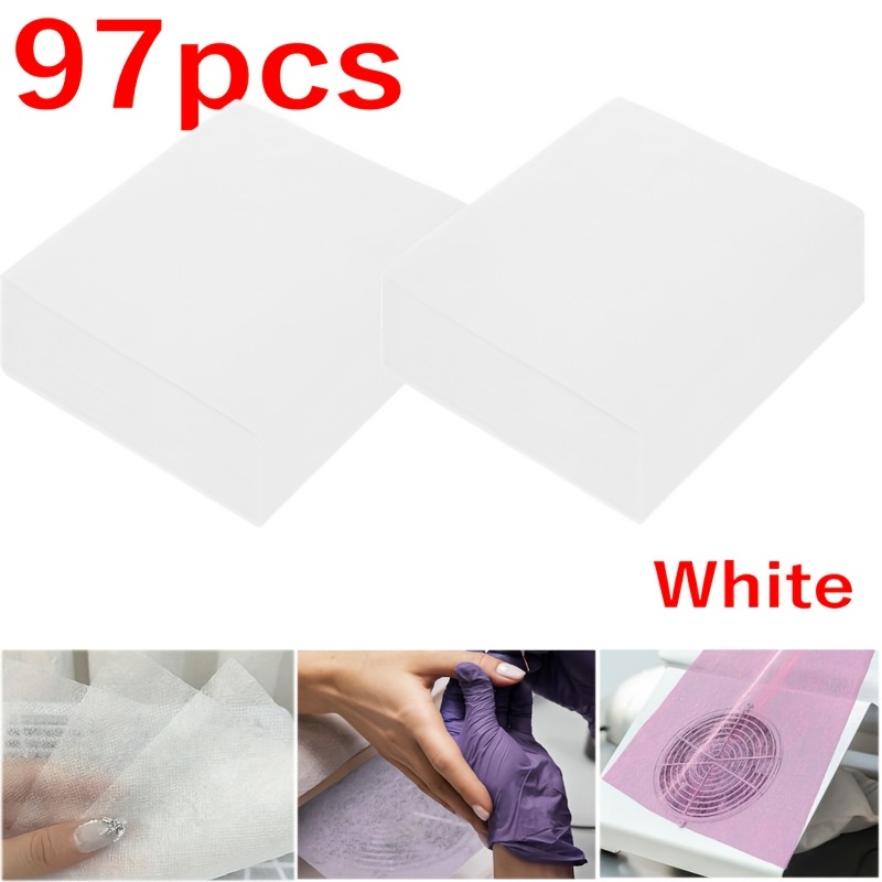 E-shop Professioneller Nagelstaubfilter - Ultradünner Einweg-Nagelstaubfilter, Rot/Weiß Design, Langlebiger Stoffpapierfilter, Präzise Nagelkunst