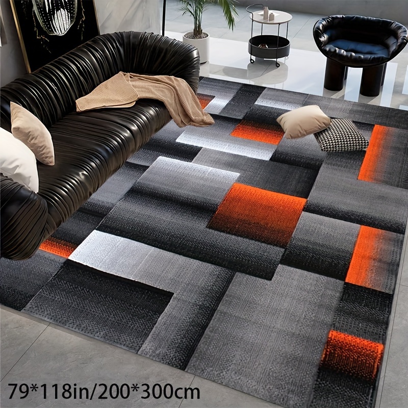 

Touch Area Rug - 800 Gsm, Stone Pattern, & Mat For , , Dining, , , And Entryway - In - , For &