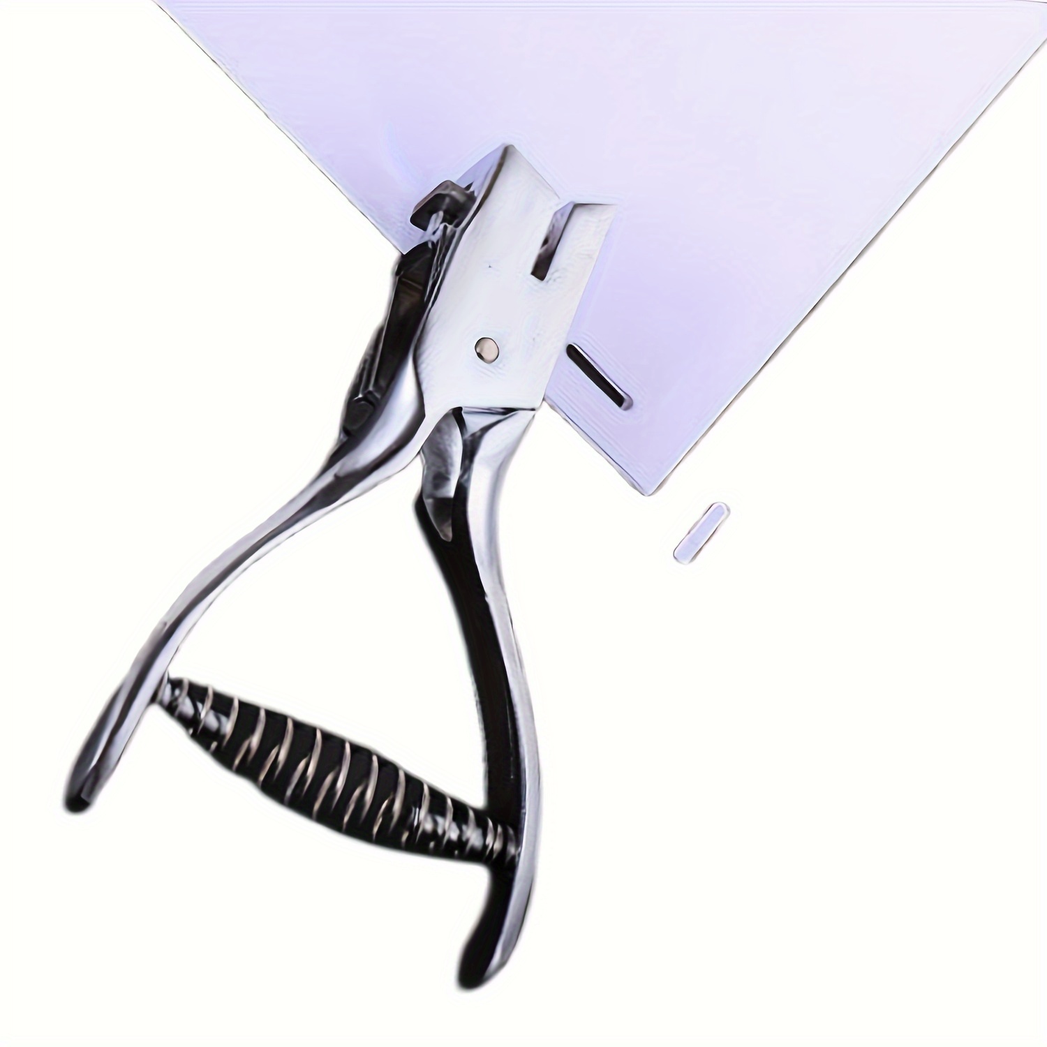 

Fromthenon Metal Id Card Punch Pliers, Elliptical Hole - Manual Punch Machine For Diy Cards, Mobile Phone Film, Office & School Use - 1pc, Punches Up To 8 Pages