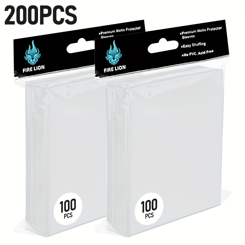 200pcs   trading card protectors sleeves standard size fof penny cards   baseball mtg durable pp material with protective sleeve for secure storage display card sleeves protector baseball card sleeves   sleeves   protective sleeves