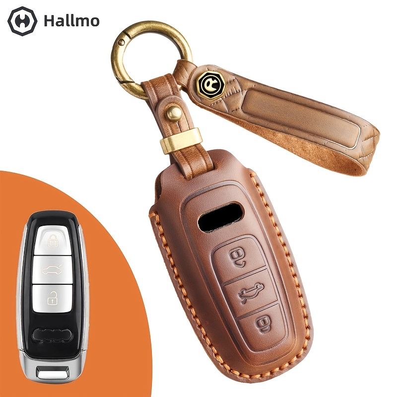 TEMU Customized Product Suitable For Key Fob Cover, For A6l A6 A7 A8 Q7 Q8 2018-2022 A3 S3 S6 Sq7 Rs6 S7 Rs7 Smart Key Compatible With Key Cover
