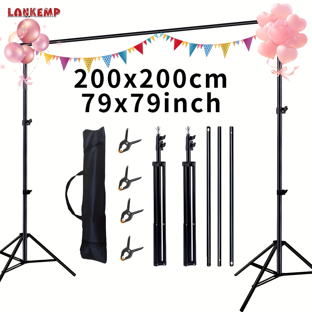 thumbnail image 2 of 7.2FT Gold Round Wedding Arch Stand – Metal Circle Backdrop Frame For Parties, Ceremonies & Decor 2 of 13