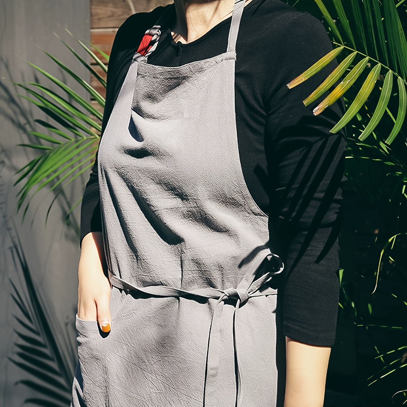 Confezione da 2 grembiuli da cucina per uomo e donna, grembiule da cucina con 2 tasche per barbecue, grembiule da giardinaggio regolabile per adulti ( | Leroy Merlin