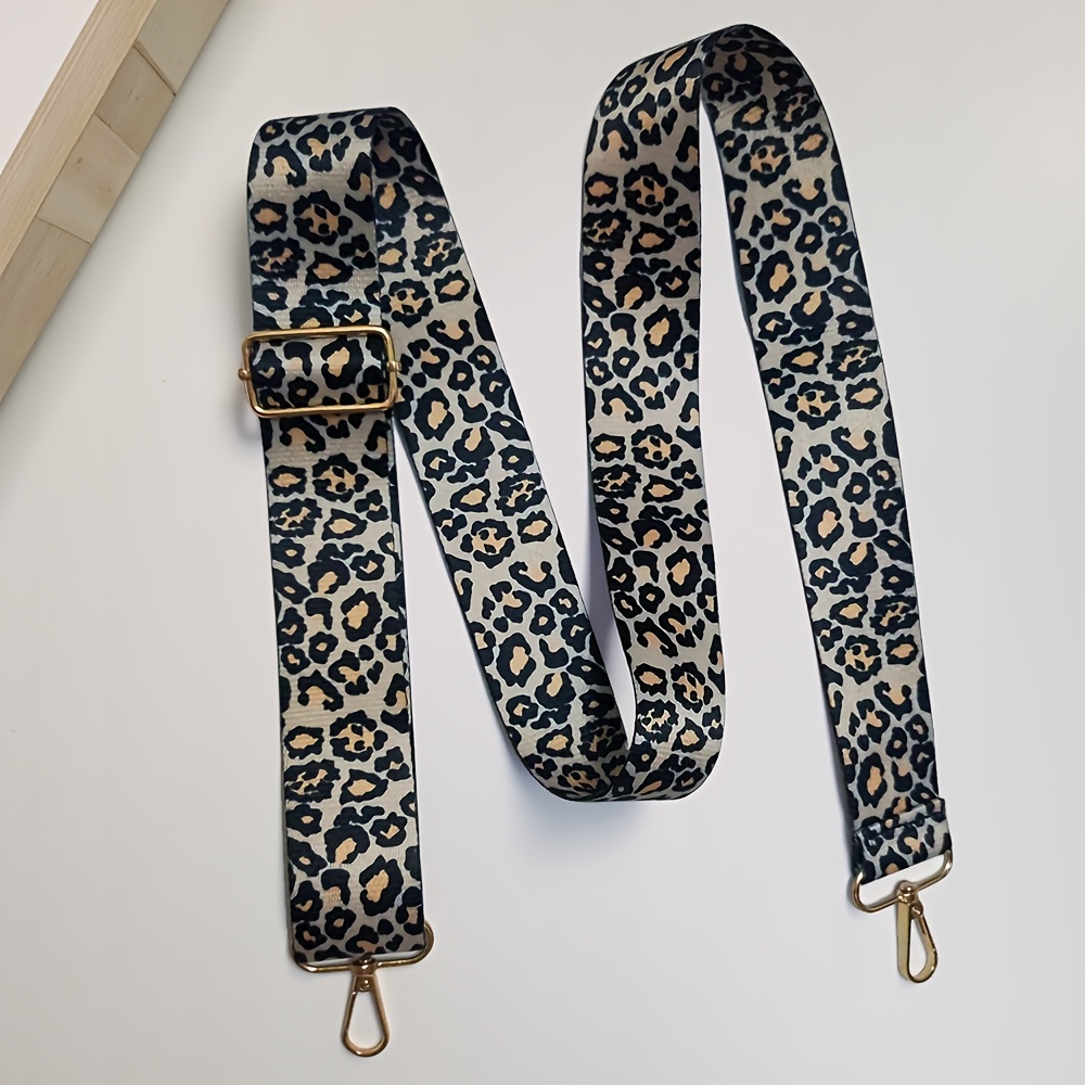 Travel Accessories | Fashionable Adjustable Leopard Print Shoulder Strap, Replacement Strap For Crossbody Bags, Suitable For Women's Wallets And Coin Purses, Diy Wallet Making