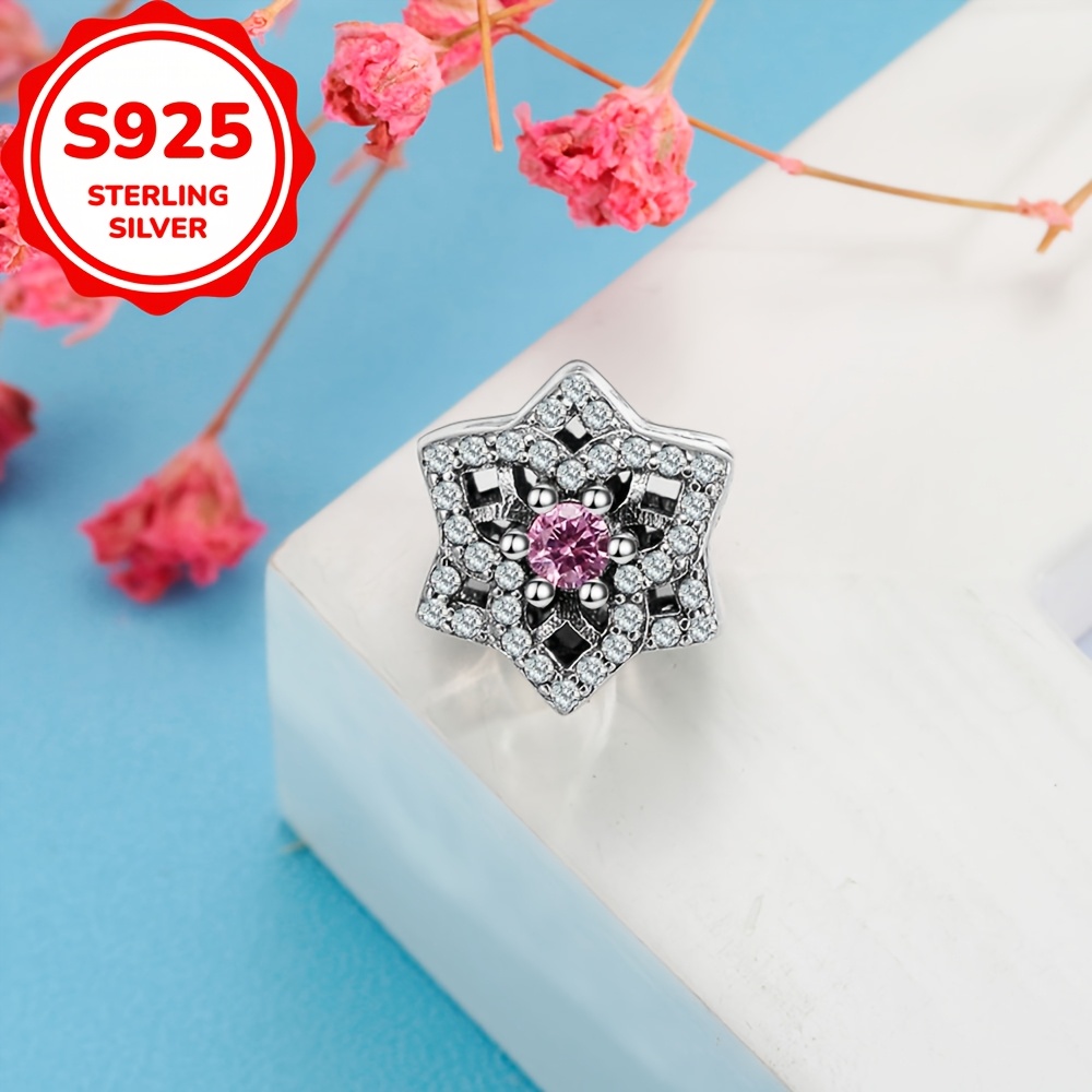 Women's 925 Sterling Silver Bohemian Hexagonal Star Pendant