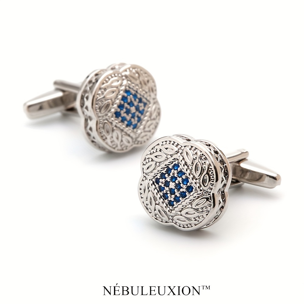 

2pcs Cufflinks, For ///, For Men