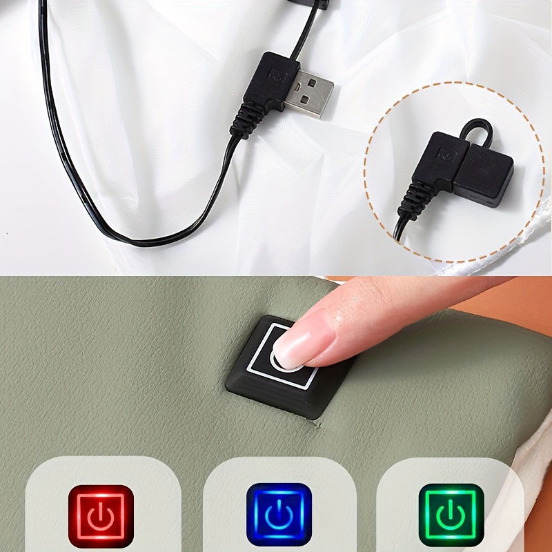  calentadora de su alimentación USB - 1vnt Calentador eléctrico portátil multifuncional con de duración – bebés de poliéster y detalles 2