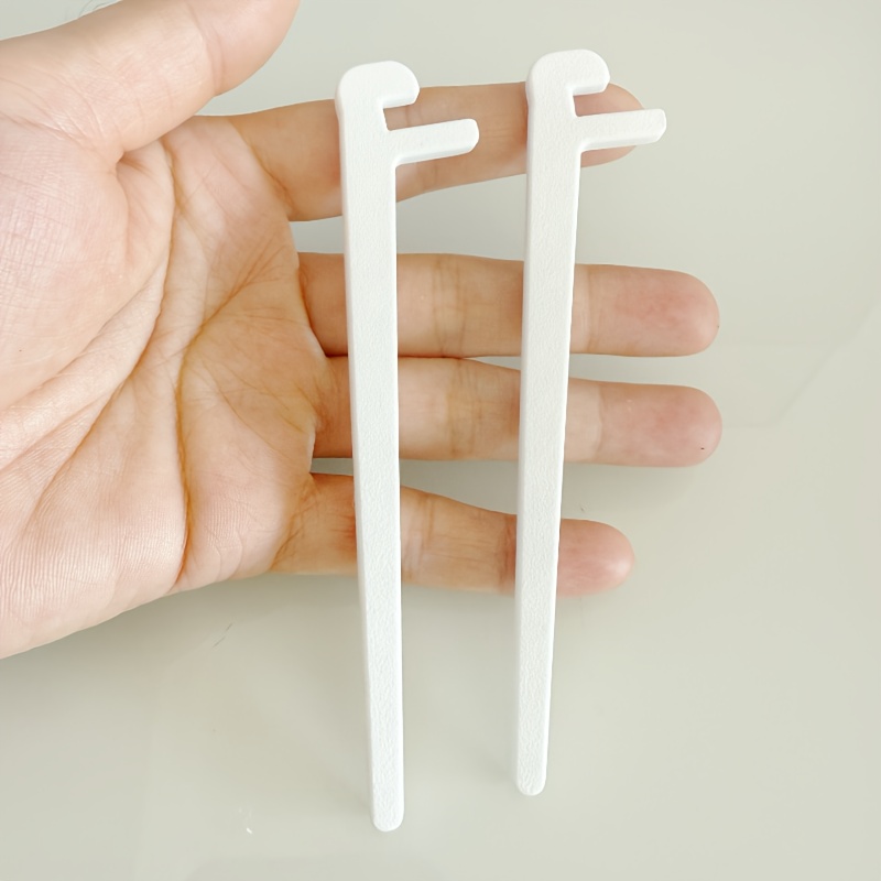 TEMU 10pcs Large Spool Hooks Essential For Craft Pros, Easily Stores Large Rolls For Embroidery And Quilting. Minimalist Style Into , Compatible With