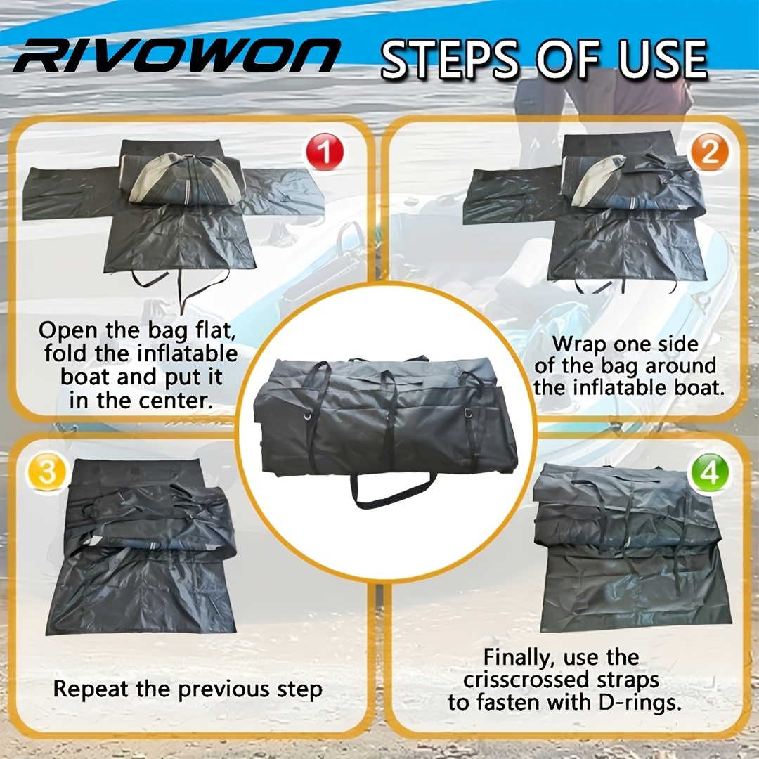 Inflatable Kayak Folding Storage Bag, Durable and Space-Saving