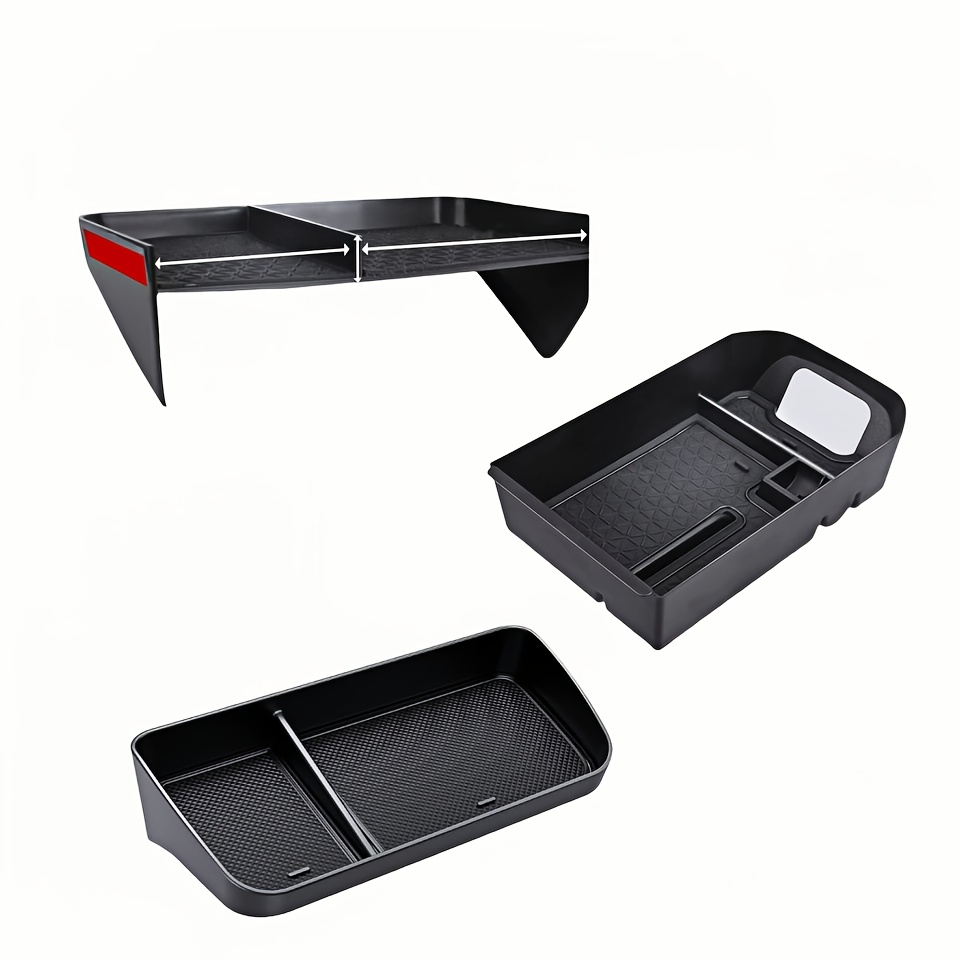 TEMU Upgraded Center Console Organizer Compatible With For Rav4 2024 2023 2022 2021-2019 Interior Additions, Armrest Storage Box, Dash Storage Tray