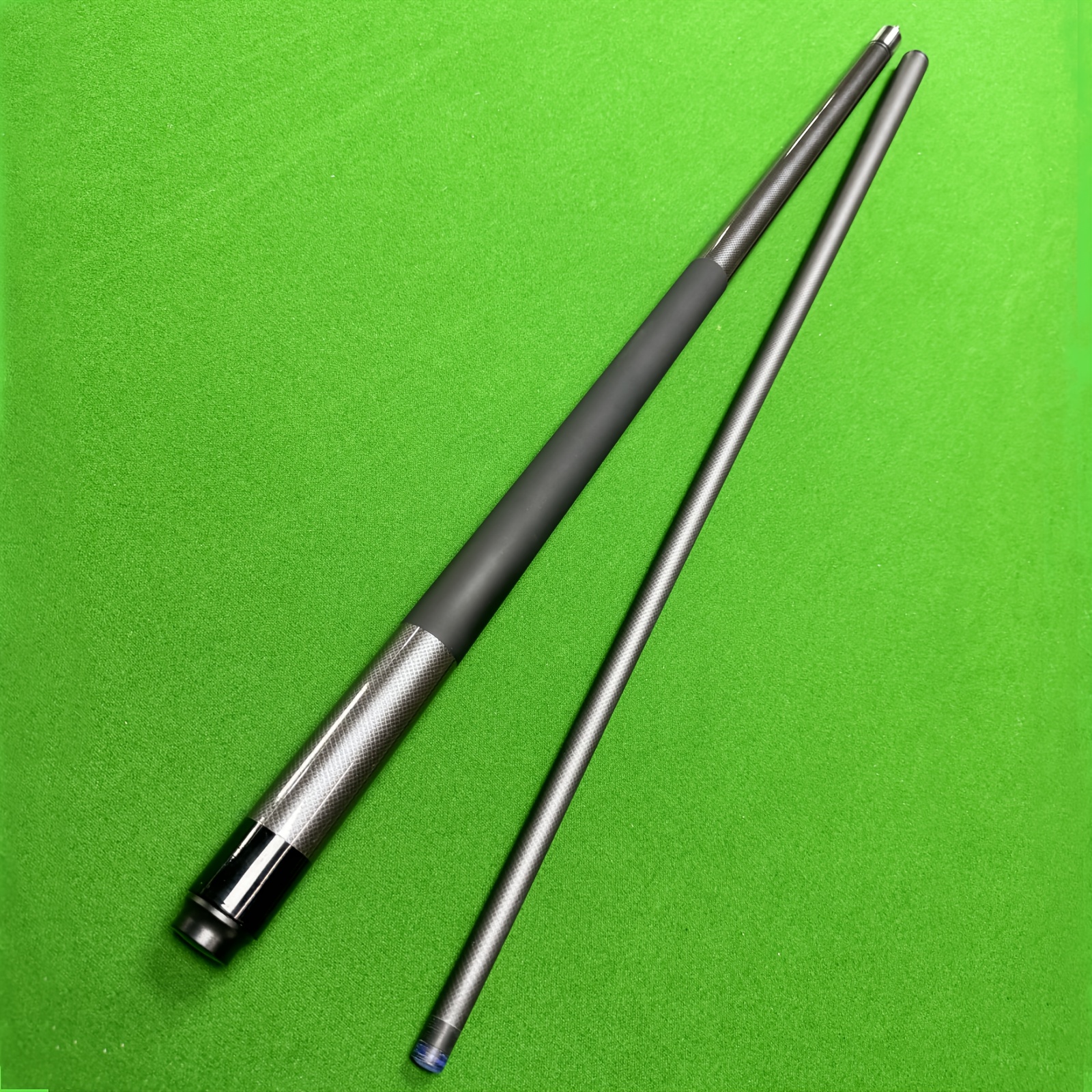 TEMU Carbon Fiber Billiard Rod, 147cm/57in 13mm Large Tip Lightweight Pool Cue Stick