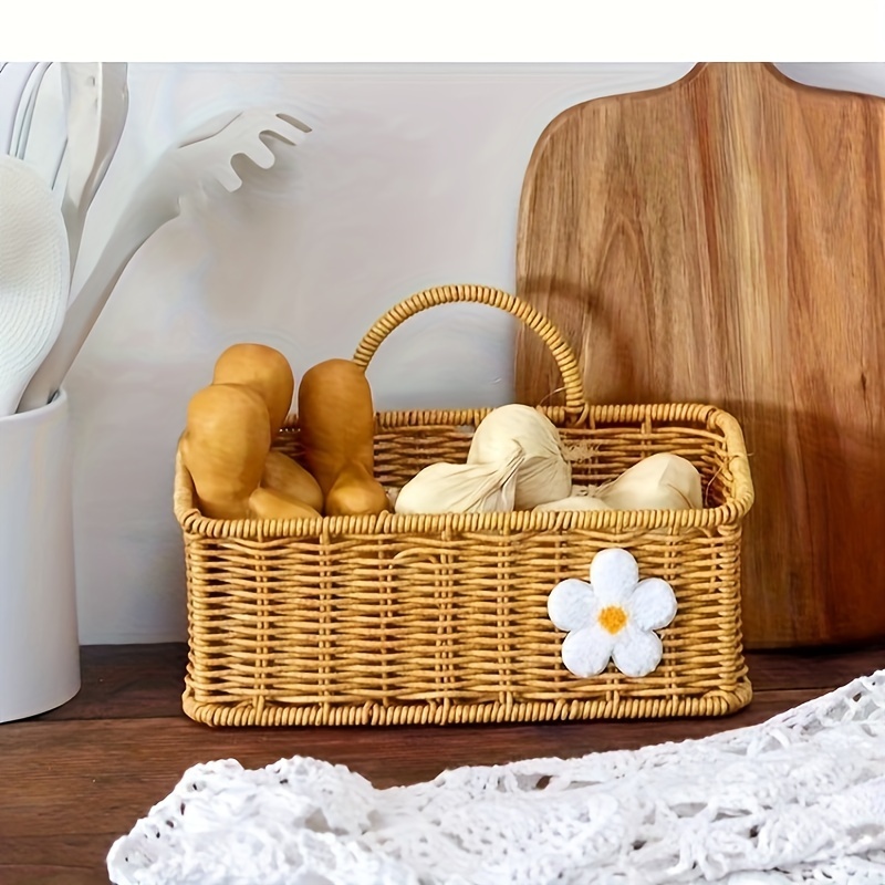 eine dekorative hngekorb imitations rattan aufbewahrung - Temu Switzerland
