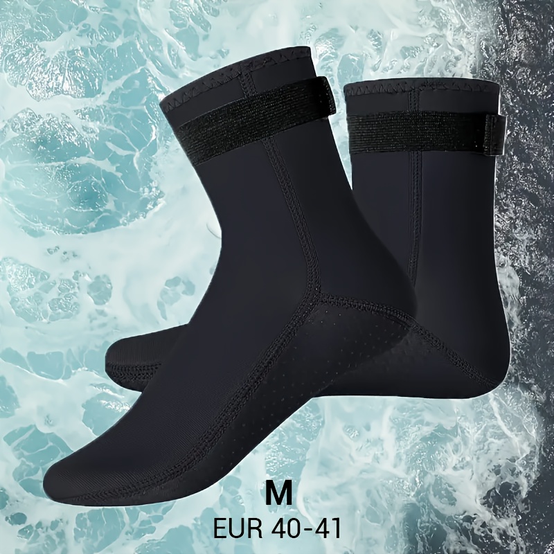 Chaussettes Plongée Néoprène 3mm - Antidérapantes Pour Surf, Snorkeling - Homme Et Femme