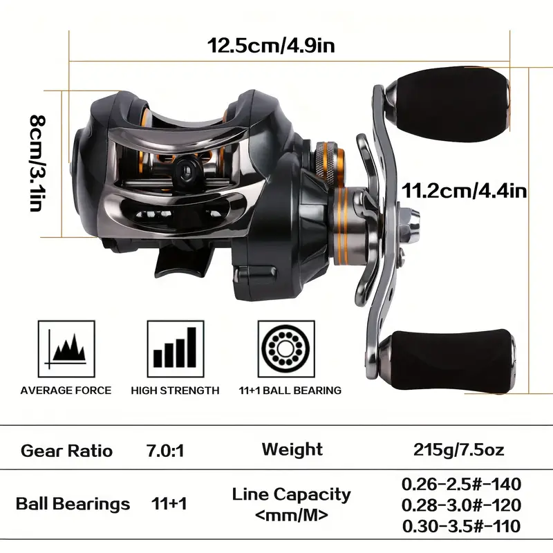 baitcasting fishing reel 11 1 shielded bearings - Temu baitcasting fishing reel 11 1 shielded bearings - Temu